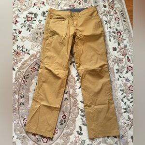 Eddie Bauer Men's Khaki Water Repellant Pants